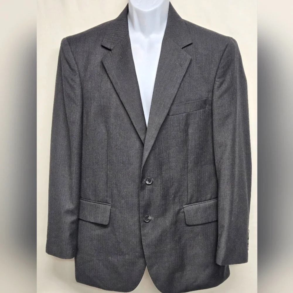 VanHeusen Suit Separates Dark Grey Jacket 40 S